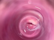 Camera deep inside Mia's teen creamy pussy 7/16