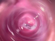 Camera deep inside Mia's teen creamy pussy 9/16