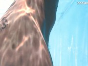 Very horny milf babe Lisi Kitty ready to fuck you in the pool 15/16