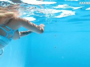 Very horny milf babe Lisi Kitty ready to fuck you in the pool 4/16