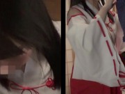 【個人撮影】Happy New Year 2023！巫女さんの丁寧なフェラ・手コキを主観＆客観【美少女・黒髪・色白・巫女・素人・フェラ】 1/16