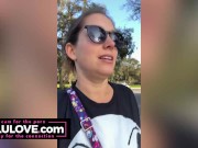 Babe eating her favorite snacks during Disney Xmas party trip & frustrations with catfish romance scammers - Lelu Love 4/16