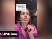 Babe eating her favorite snacks during Disney Xmas party trip & frustrations with catfish romance scammers - Lelu Love 8/16