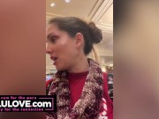 HUGE cumshot and bows on my naked body plus behind scenes Xmas & XXXmas adventures - Lelu Love 4/16