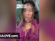 HUGE cumshot and bows on my naked body plus behind scenes Xmas & XXXmas adventures - Lelu Love 6/16