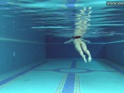 Public rented swimming pool for you guys with Lady Dee 14/16