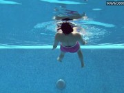 Public rented swimming pool for you guys with Lady Dee 8/16