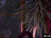 Petite beauty oils up a big dildo and fucks herself to an orgasm 10/16