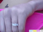 BrookeSkye pussy play in rooftop 13/16