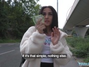 Public Agent - pretty English tourist with big tits and cute ass takes cash to let guy fuck her with his bog cock outdoors 8/16