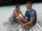 MEDITATION ON THE BEACH, DEEP BLOWJOB FROM A STRANGER! 5/16