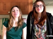 Ersties: Lesbian Babe Goes Down On Her Friend 15/16