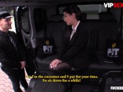 Beautiful Brunette Jocelyne Seduces Driver & Rides Him Good - VIP SEX VAULT 1/16