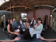 VR Bangers Naughty sex fantasy with horny asians in bathroom VRPorn 4/16