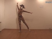 True hot passion with Anna Prohorenko in gymnastics 2/16