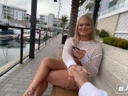 BJRAW Beautiful blonde Harley King goes balls deep on this big dick 3/16