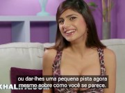 MIA KHALIFA - Linda garota árabe falando sobre sua história de origem pornô (e chupando paus) 9/16