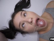 CUM DUMPSTER LIFE - 18 Yo College Teen Matty USED By Her Ruthless Landlord 5/16