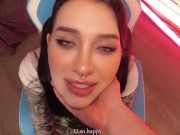 TEEN GAMER CHEATING HER BOYFRIEND WITH A STEP BRO. HONEY HAZE 3/16