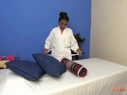 Eighteen year old Thai girl has her tight hole penetrated by a foreigner 2/16