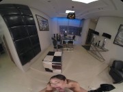 Naughty brunette takes your cock deep after a nice romantic dinner in VR 7/16