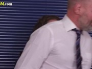 CFNM secretaries wank colleague in group 6/16