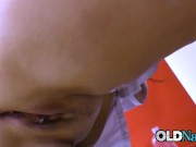 OLDNANNY Gigantic mature breasts of adult model got played 9/16