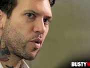 Tasty Tattooed Babe Karma Rx Takes Messy Facial After Pussy Pounding From Hung Mechanic 1/16