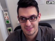 Busty Hoe Nina Vegas Piped In Her Office By New Worker - LETSDOEIT 4/16