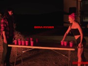 SIDECHICK Petite brunette Sera Ryder has her fuck hole stuffed by a big dick in a RV 1/16