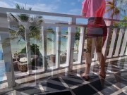 I control her pussy in public with a lovense lush - she moans and is embarassed 9/16