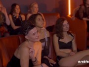 Ersties: Sexy Lesbians Strip for a Crowd of People 6/16