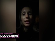 Babe masturbating shyly in BMW i8 in parking lot dildo & vibrator to orgasm while cars drive by - Lelu Love 2/16