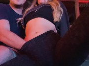 Finger & fuck my tight pussy, cum all over my ass! Amateur couple have passionate sex 3/16