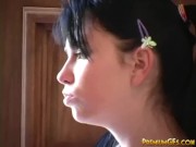 Hot Brunette Breast Photoshoot 14/16