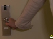 After a quick chat and seeing those seductive big tits in red lingerie, she is more than ready to make this dream come true 1/16