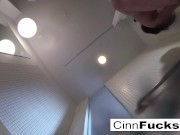 Christiana glitters up her shower 16/16