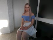 Ученица Школьница Получила У Репетитора Скидку И Кремпай Внутрь 2/16