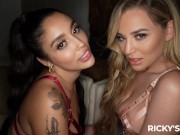 RICKYSROOM Blake Blossom & Vanessa Sky get stuffed by a BBC 2/16