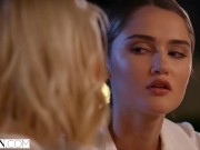 VIXEN Ebony babes hot encounter at Hotel 6/16