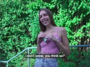 Public Agent - skinny modelesque college babe could be a catwalk model but looks so good with a cock creampie inside her 2/16