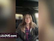 Babe rambling about behind the scenes personal details of her life on the road while she drives a big loud truck - Lelu Love