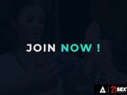 Sexy Lesbian Friends Try Anal With Tongues And Dildos 1/16