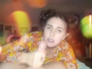 SPH Wife jacks off Husband while talking about Huge Cockt Huge Cock 10/16