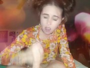 SPH Wife jacks off Husband while talking about Huge Cockt Huge Cock 14/16