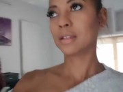 Miiana-DEFI : BAISE Hard avec l'ELECTRICIEN sur la table à MANGER 1/16