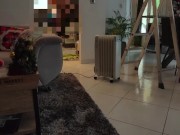 Miiana-DEFI : BAISE Hard avec l'ELECTRICIEN sur la table à MANGER 7/16