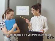 DYKE4K. Fun at Work with Katty West, Olivia Trunk, Milana Taylor 3/16