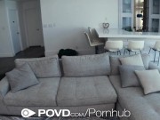 POVD Cute Redhead Scout Babe Sells Cookies 3/16