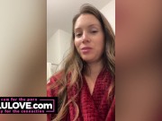 Babe sharing nude resort fun with blooper reels & filthy talking masturbating behind the scenes, sexy car & more - Lelu Love 10/16